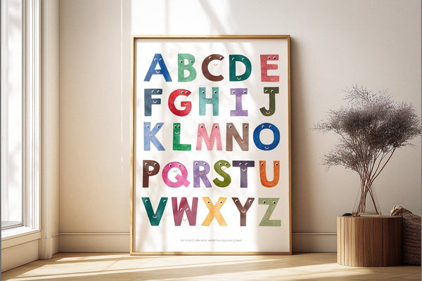 MrStarsky x Joëlle Wehkamp: ontdek de nieuwe Lettervriendjes ABC-poster