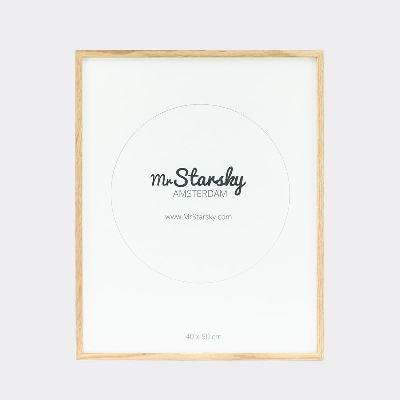 solid oak picture frame (natural)