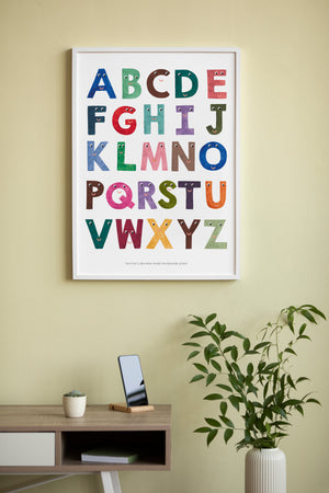 Alfabet poster - Joëlle Wehkamp