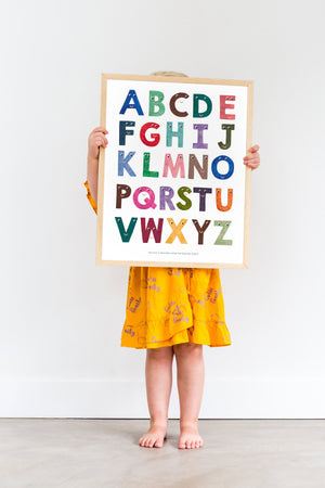 Alfabet poster - Joëlle Wehkamp