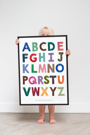 Alfabet poster - Joëlle Wehkamp