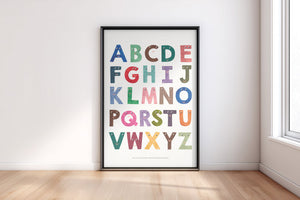 Alfabet poster - Joëlle Wehkamp