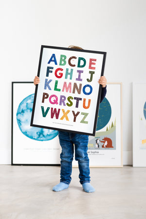 Alfabet poster - Joëlle Wehkamp