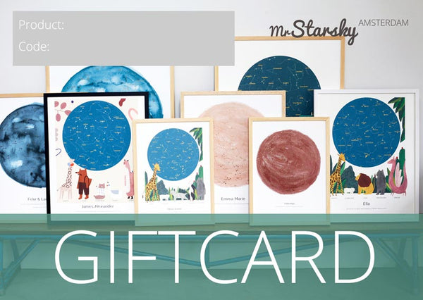 MrStarsky Poster Giftcard