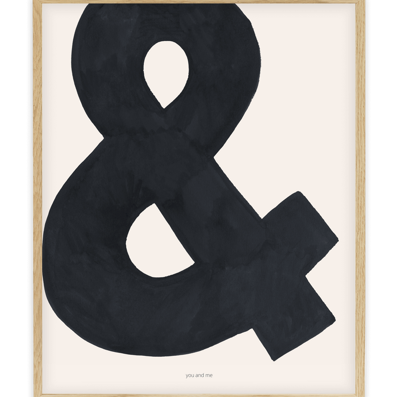 MrStarsky - Joëlle Wehkamp x MrStarsky - Black letter poster