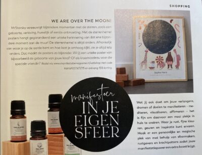 sterrenhemelposter - geboorteposter - kraamcadeau - kinderkamer - sterrenhemel - 